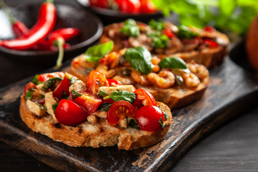 Bruschetta mit Tomaten